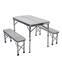 휴대용 캠핑 테이블과 의자 세트
