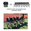 Sports Foldable Steel Multi-Person Football Camping Chairs in Bulk - 60C03T