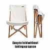 Portable Wooden Camping Chair - 60C01O
