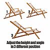 Camping Wooden Deck Folding Chair - 60C13W